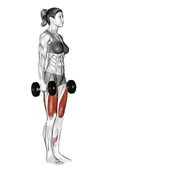 dumbbell-lunge